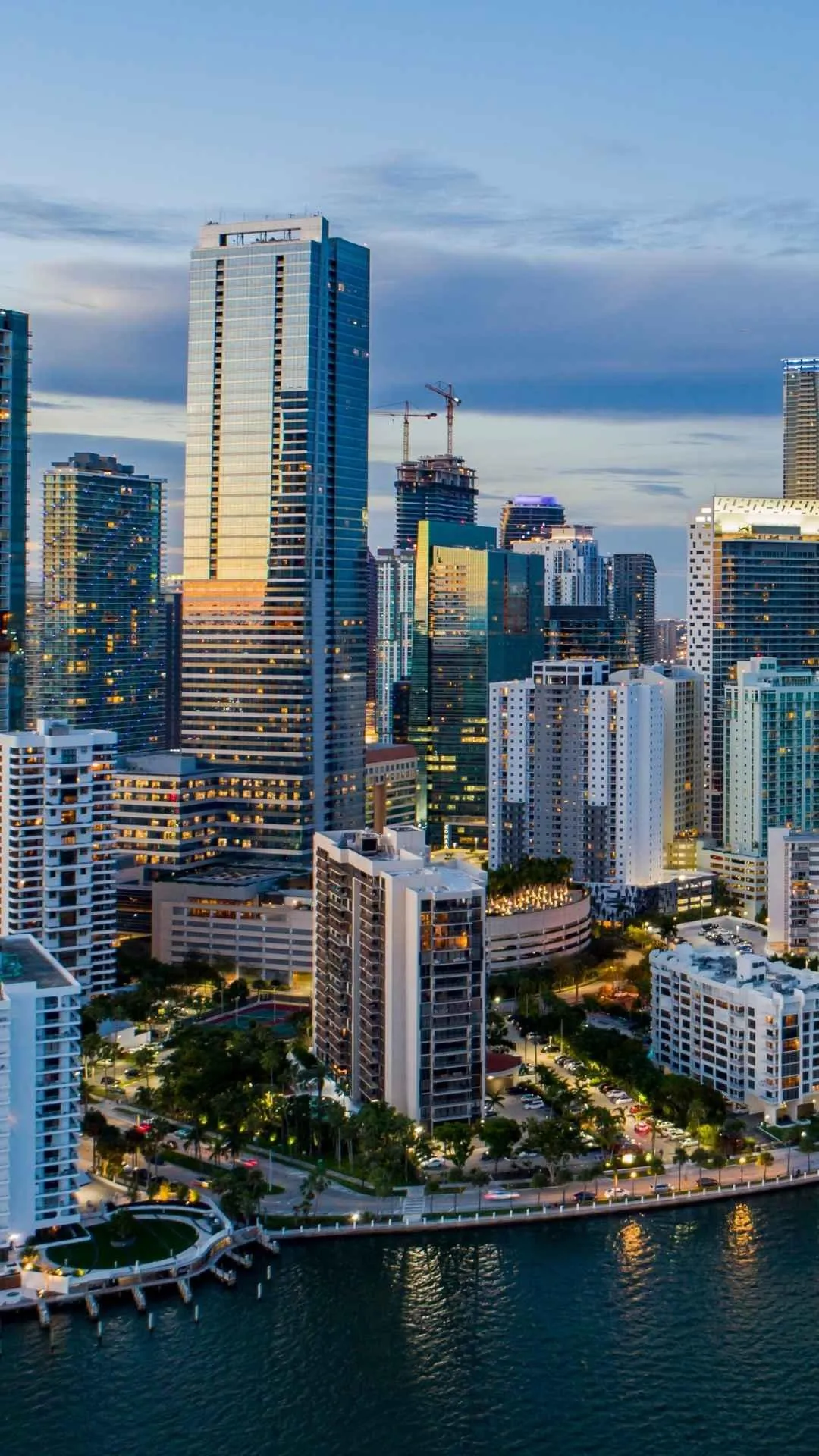 Miami skyline view