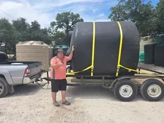 Water storage tank delivery and installation for irrigation and pump systems in Central Texas | Central Texas Pro