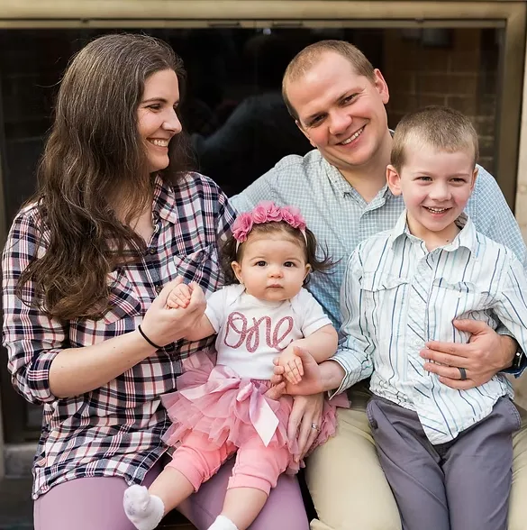 Christie and her family