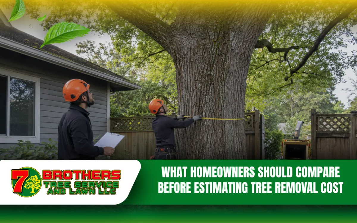 What Homeowners Should Compare Before Estimating Tree Removal Cost