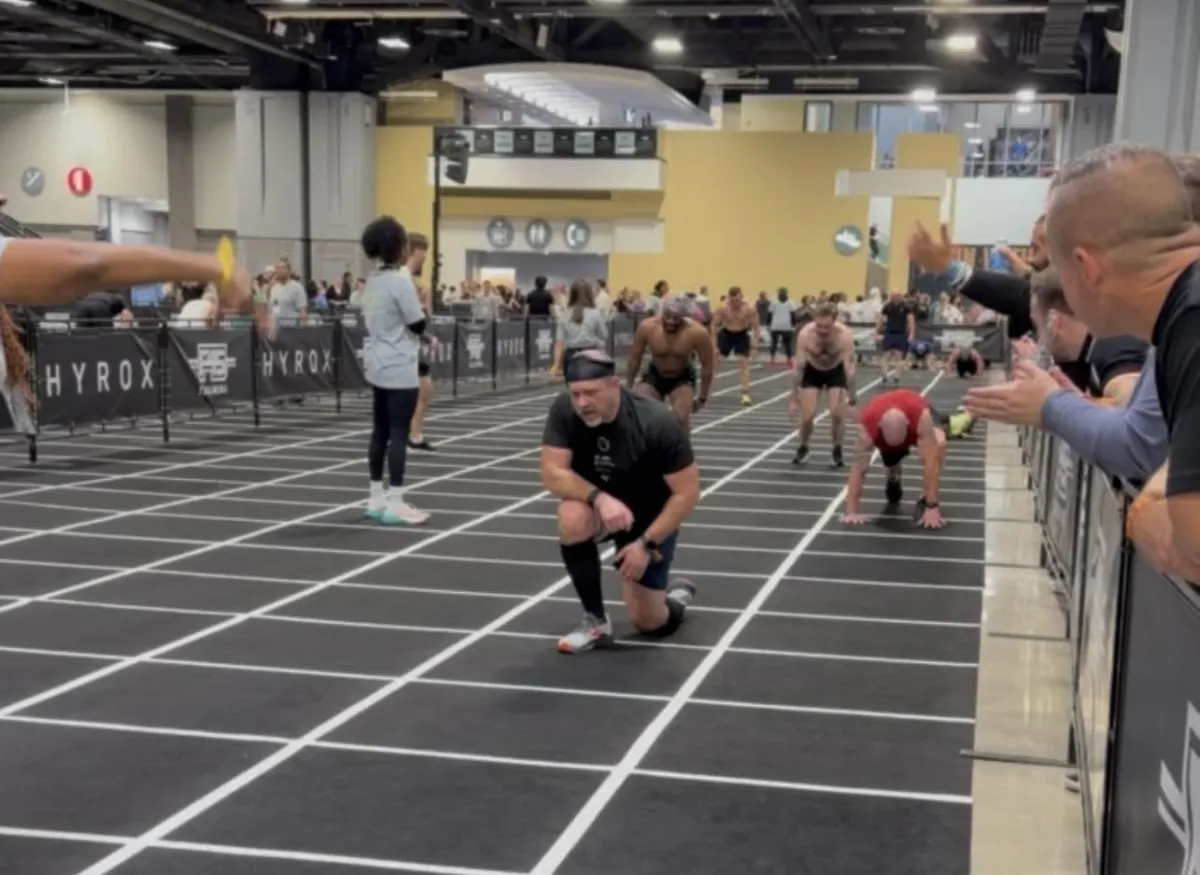 Kneeling burpees hyrox