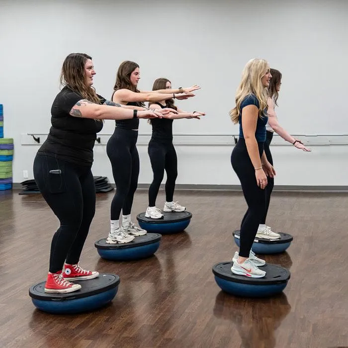 Group fitness class.