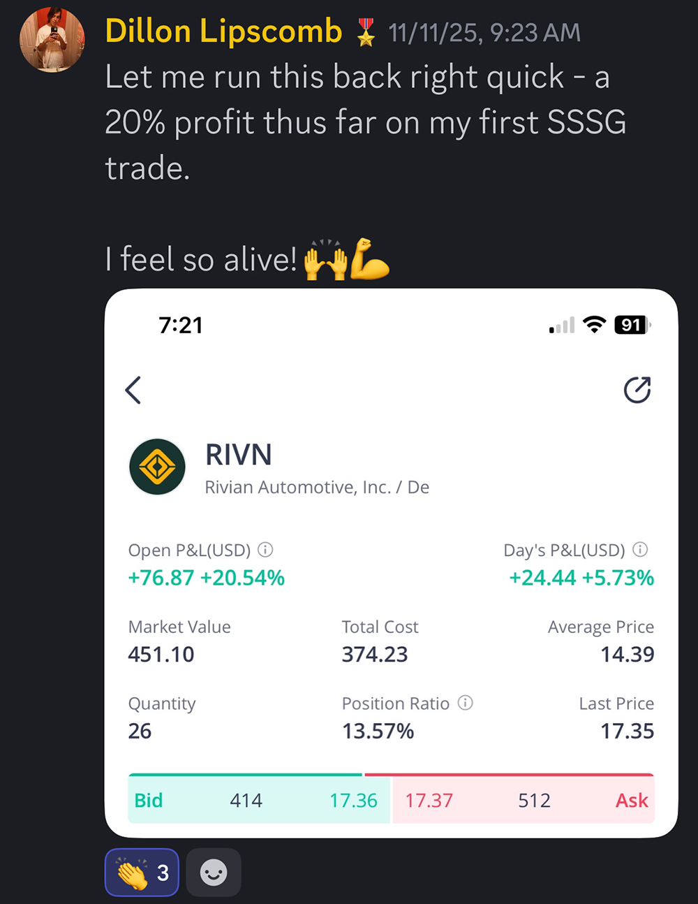 Paul-Hovan-Testimonial-2-Swing-Stock-Strategy-Group