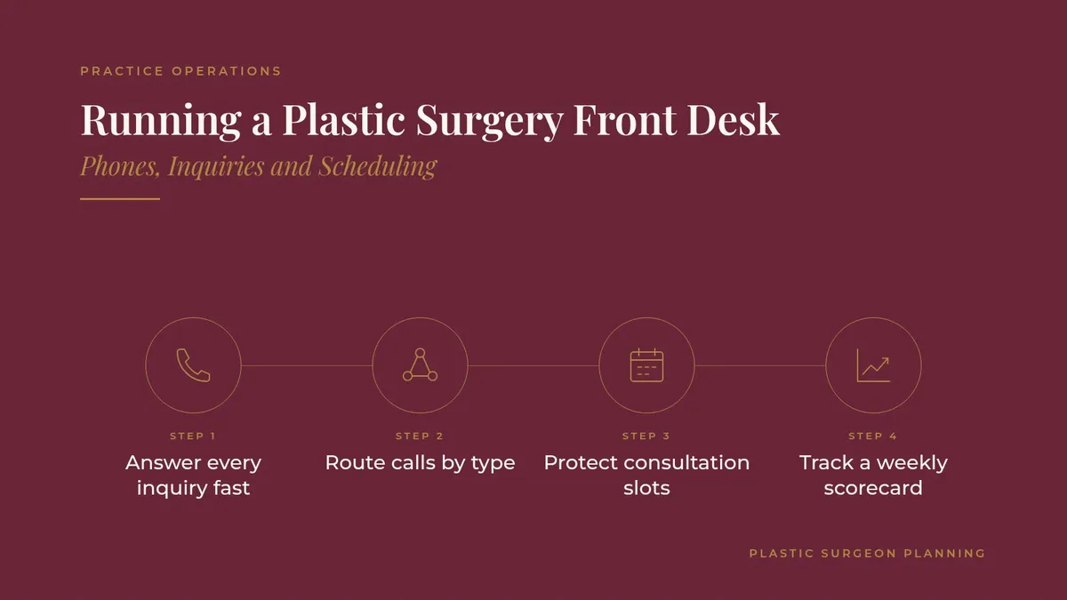 Running a Plastic Surgery Front Desk: Phones, Inquiries and Scheduling