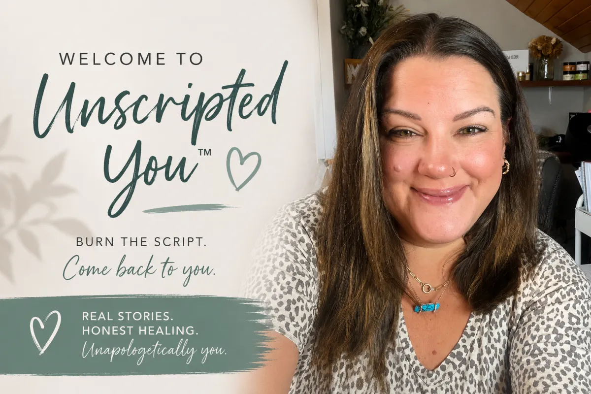 Andrea Knapp welcoming readers to the Unscripted You blog
