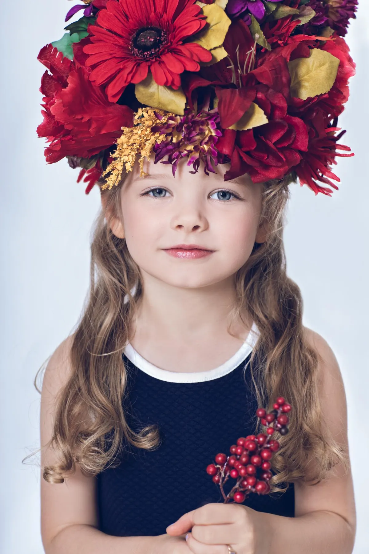fashion style photo of young girl