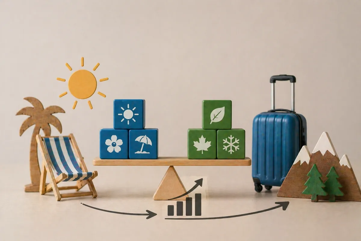 Reducir la dependencia de la temporada alta en turismo