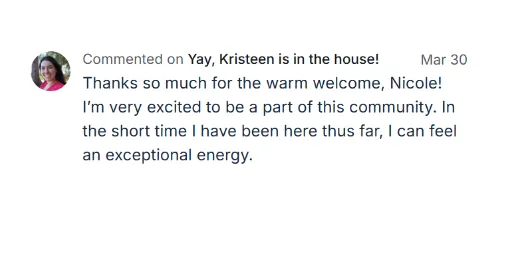 Testimonial Screenshot