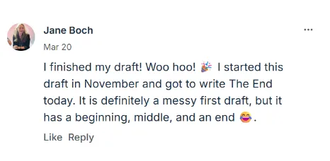 Testimonial Screenshot