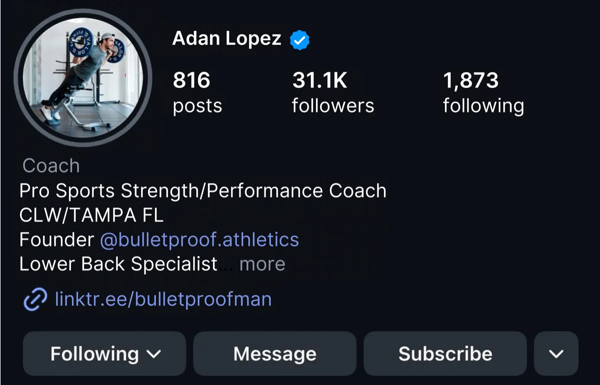 Client Before & After Results - 315 to 1,230 Posts, 700 to 938K Followers