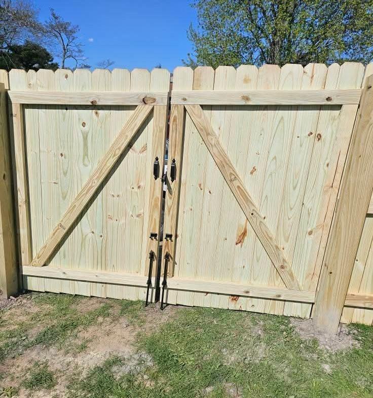 Wooden Fence Install