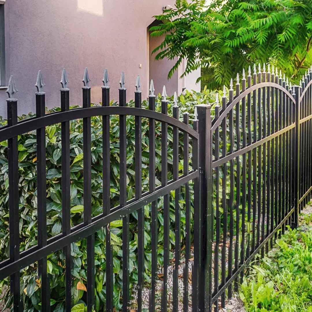 Wrought iron fence, Brantford ON