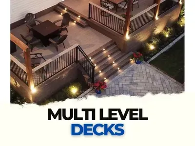 Multi-level deck installation Brantford ON