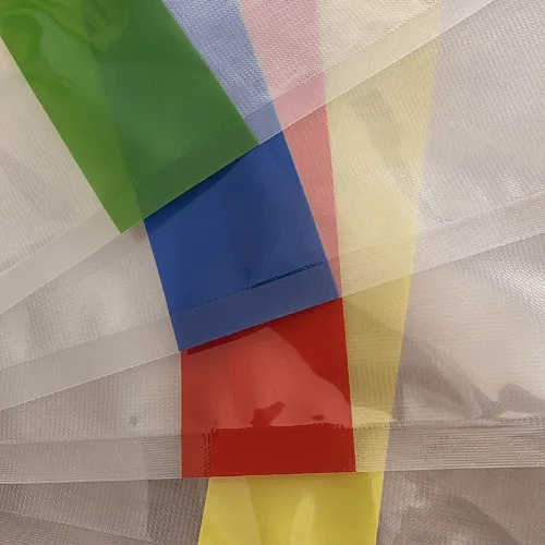 Colour coded commercial vacuum waste bags for hospitality, healthcare, and offshore use.