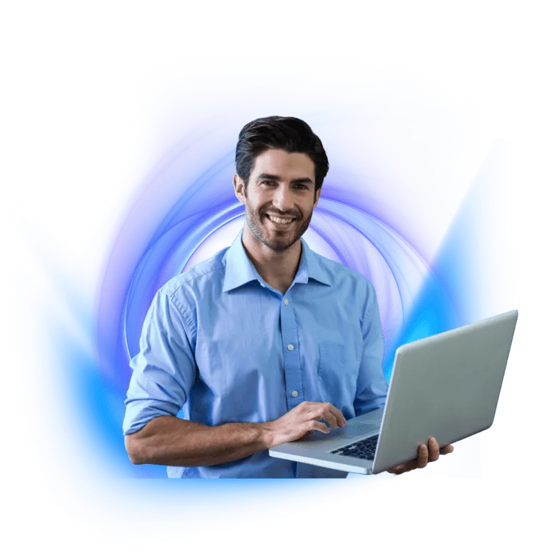 Emprendedor calculando y optimizando presupuesto de Meta Ads en Facebook e Instagram.