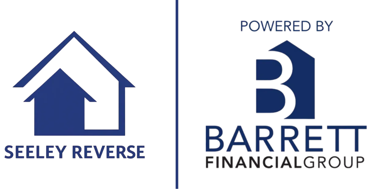 Seeley Reverse logo cobranded with Barrett Financial Group