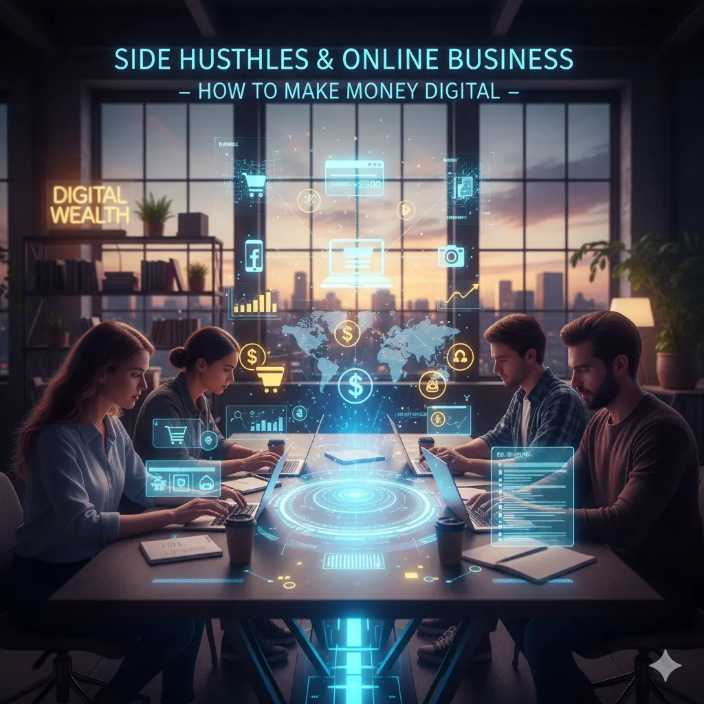 Side Hustles & Online-Business – wie man digital Geld verdient