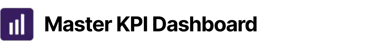 Master Kpi Dashboard
