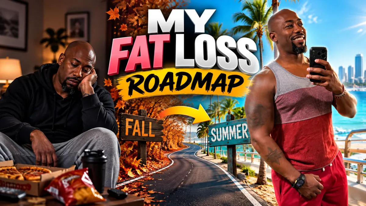 Mark Samuels Fat Loss Roadmap showing a fitness journey from fall to summer