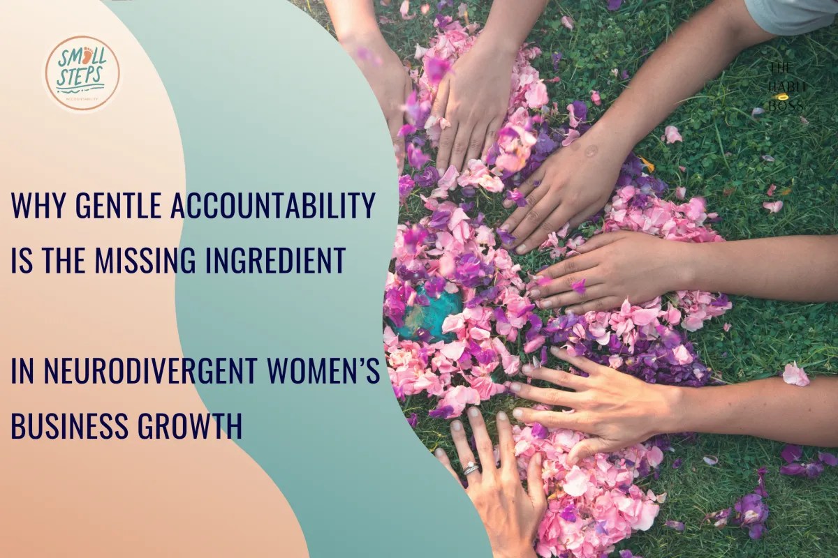 a supportive circle of hands and flowers