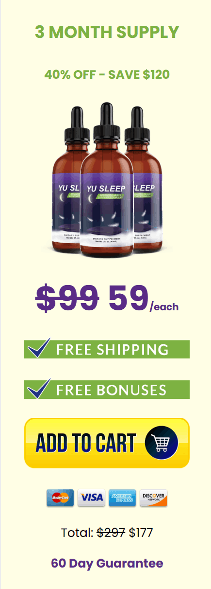 YuSleep 3 bottle