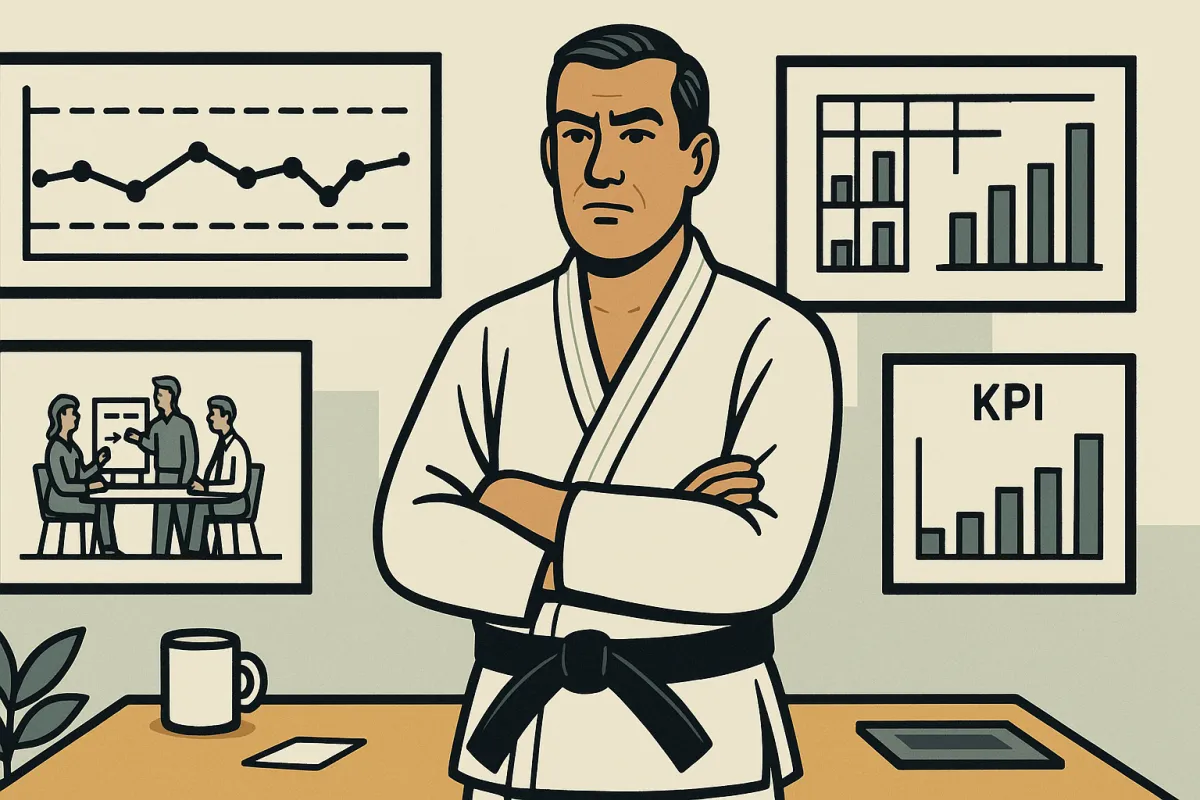 Six Sigma Black Belt im Projektumfeld mit KPI-Charts – erfahrene Projektleitung und tiefes Expertenwissen in der Prozessverbesserung