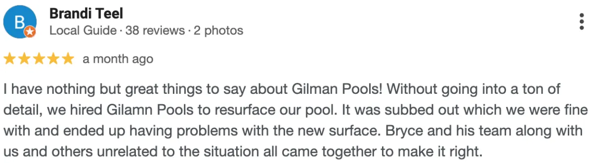 pool services
