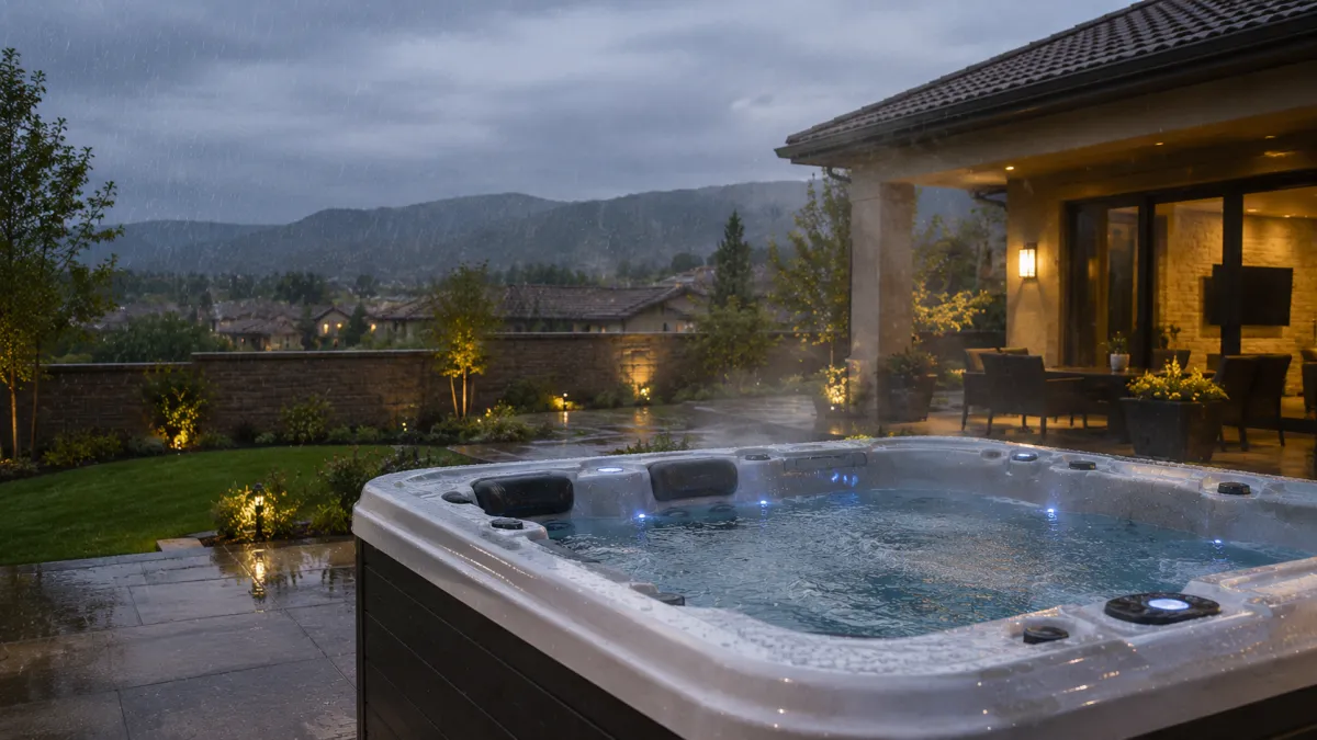 Can You Use a Hot Tub in the Rain?