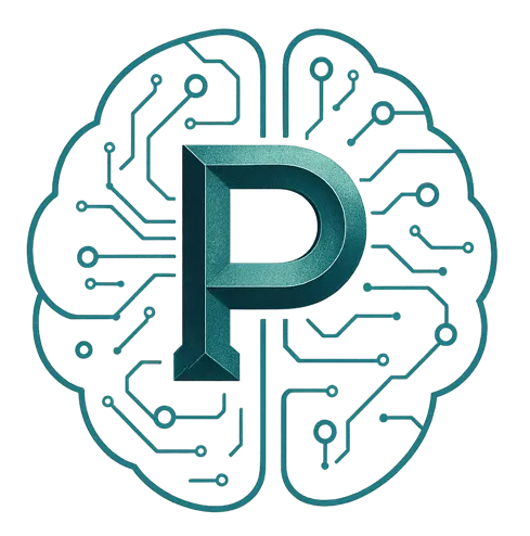 Psychernetics logo representing human intelligence, cognitive sovereignty and applied thinking in the age of AI