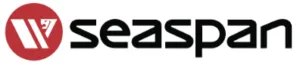 Seaspan logo in red and black.