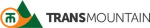 TransMountain logo in green, orange and black.