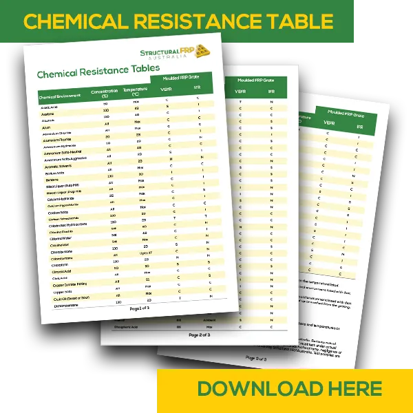 FRP Chemical Resistance Table