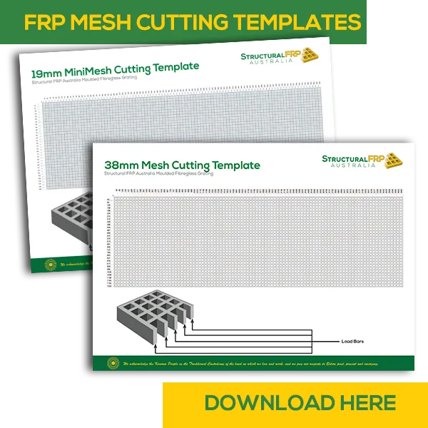 FRP Mesh Cutting Template