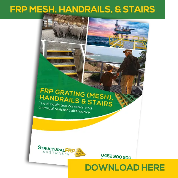 FRP: Grating, Mesh, Handrails & Stairs