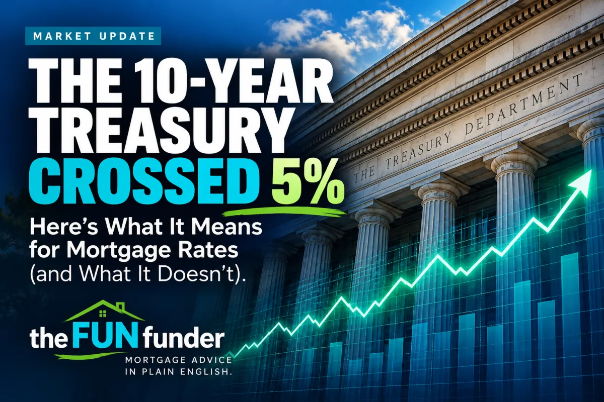 10-Year Treasury crosses 5% and what it means for mortgage rates