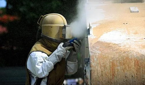 marine sandblasting Miami