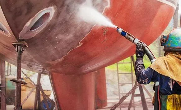 marine sandblasting Miami