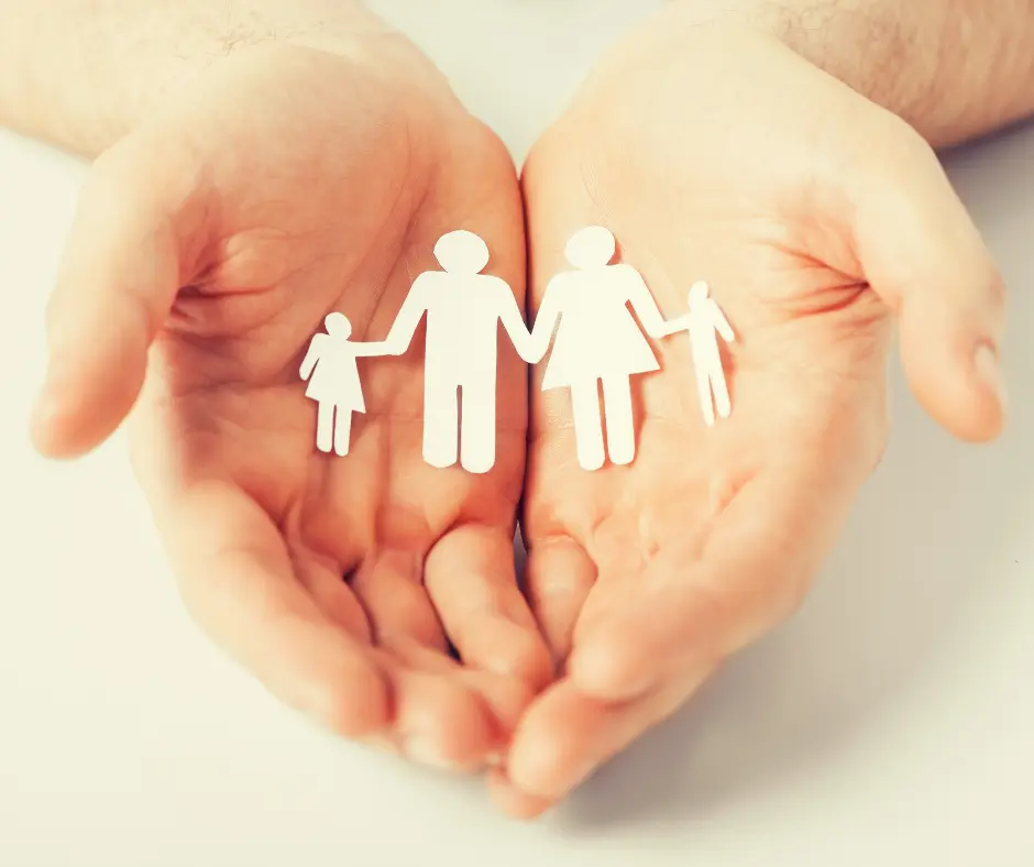 Our culture and values - Paper people cutout chain