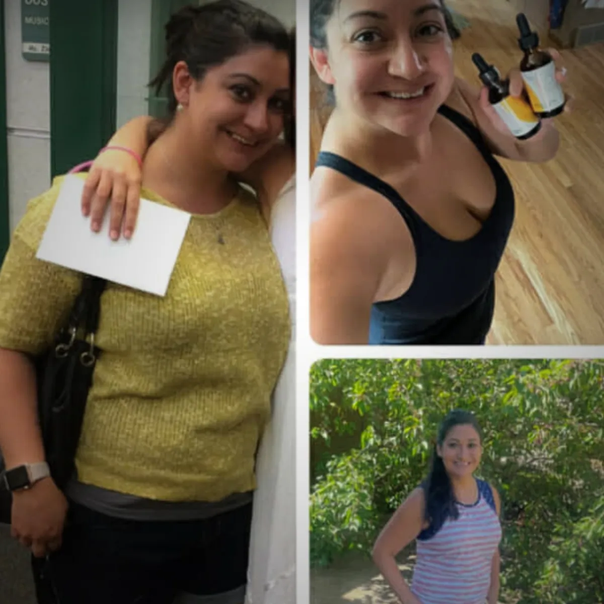 Before and After My Healthy Reach Man with pants