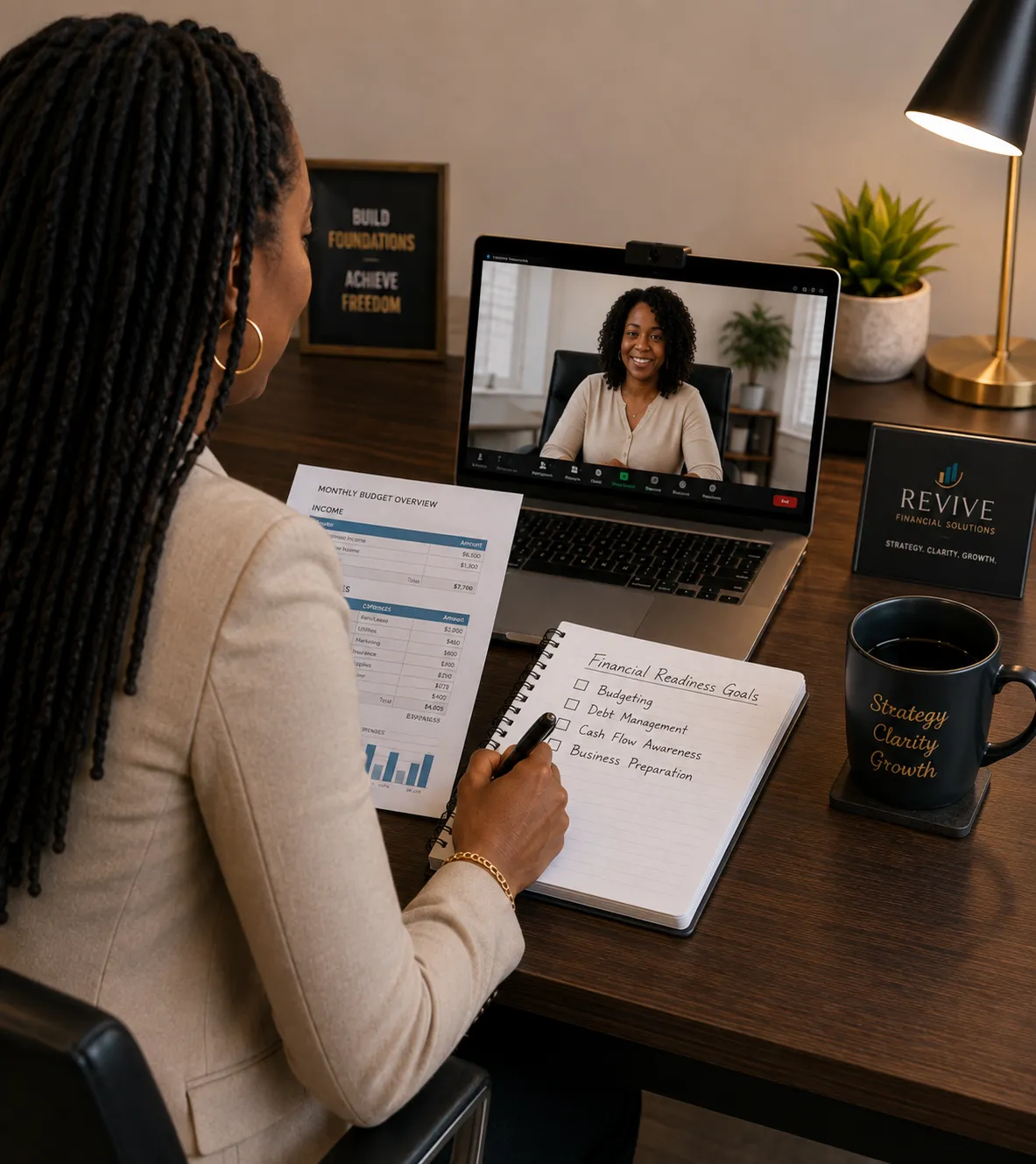 Virtual Financial Coaching Session