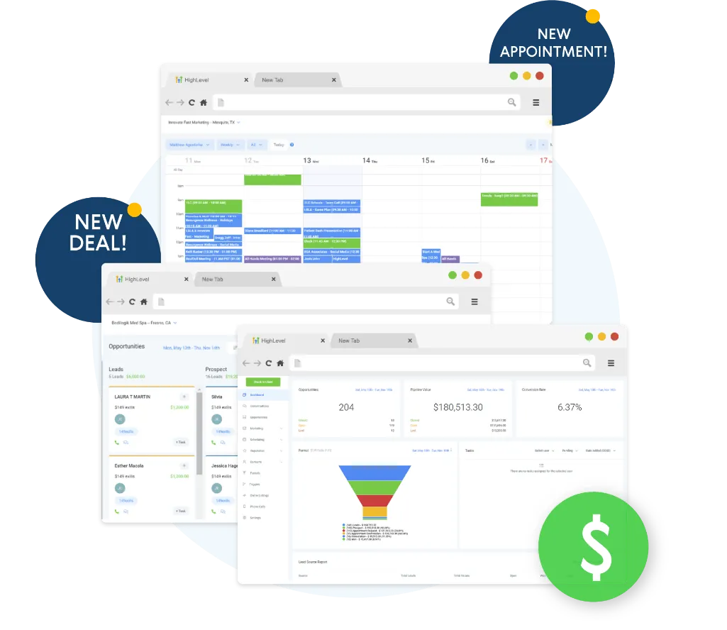 the CSM Platform - CRM - Sales - Marketing analytics and reports