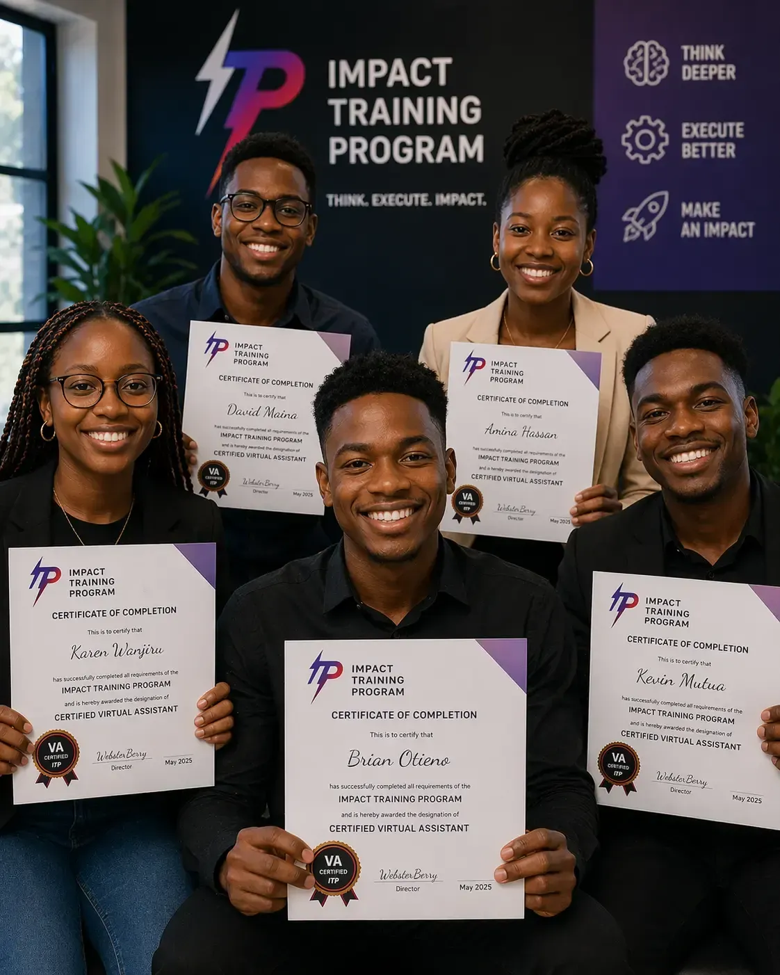 Graduates of Impact Training Program