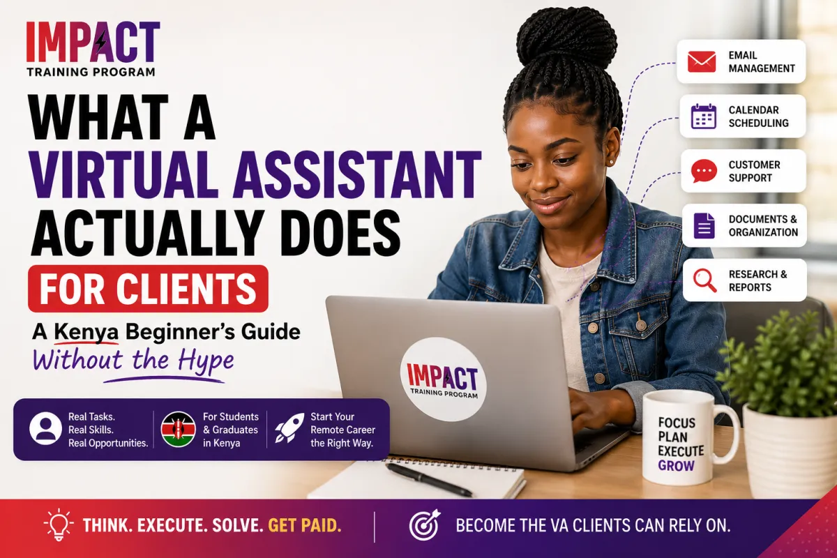 What a Virtual Assistant Actually Does for Clients in Kenya (Beginner Guide)