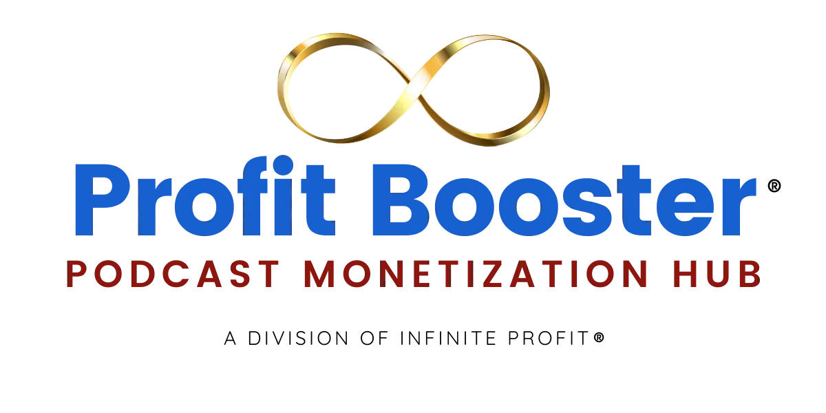 Profit Booster Podcast Monetization Hub Logo