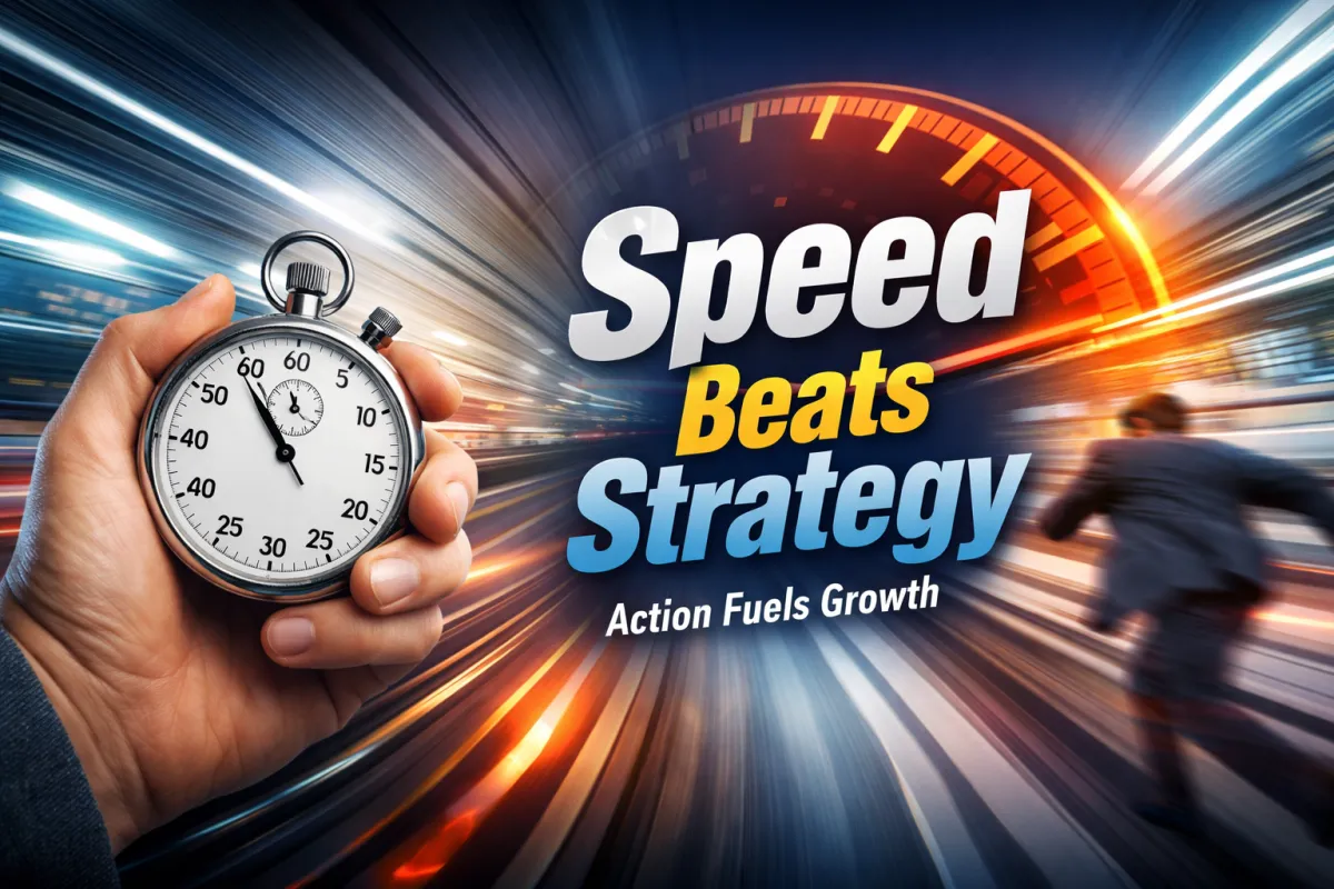 Speed beats strategy