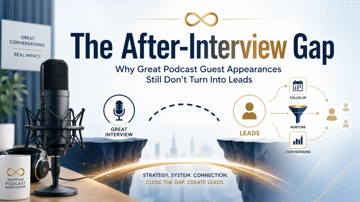 Why Podcast Guest Appearances Don’t Turn Into Leads