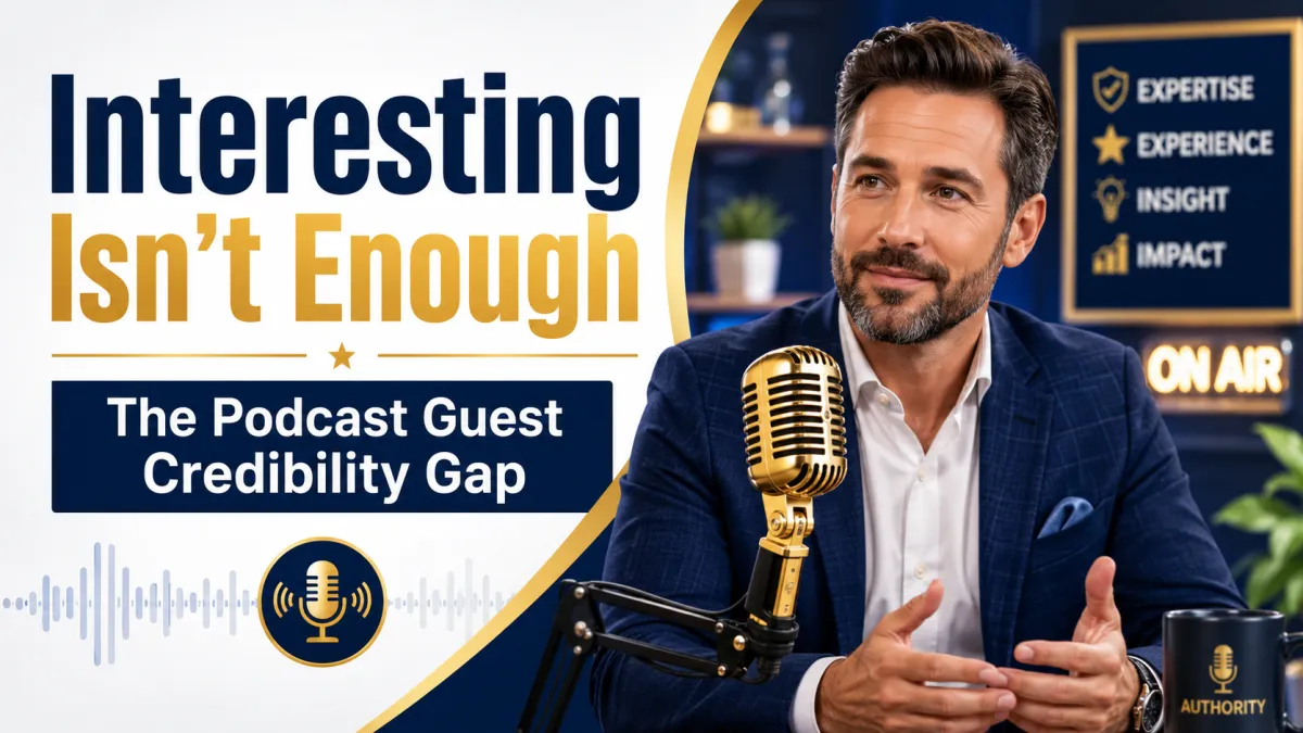 When Great Podcast Guests Still Get Forgotten: How to Build Authority That Gets You Hired
