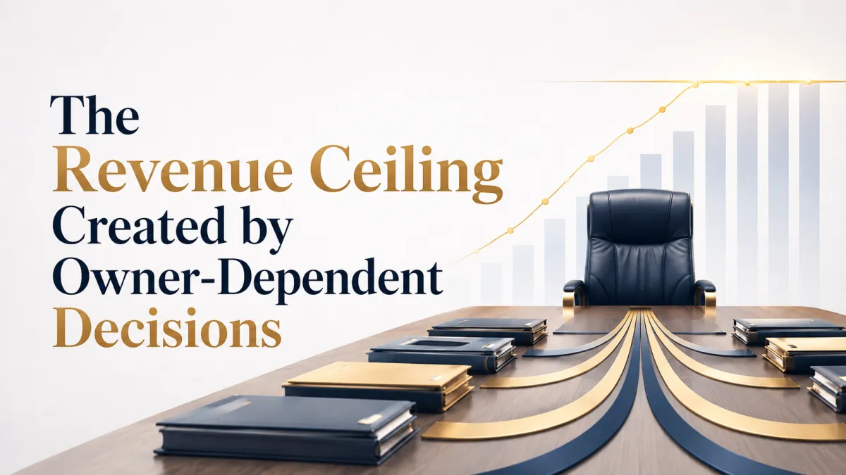 The Revenue Ceiling Created by Owner-Dependent Decisions