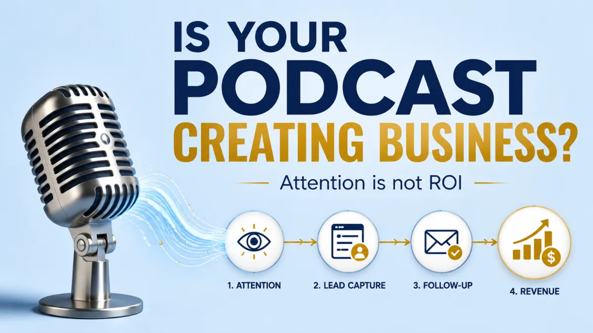 Your Podcast Is Getting Attention. Is It Creating Business?