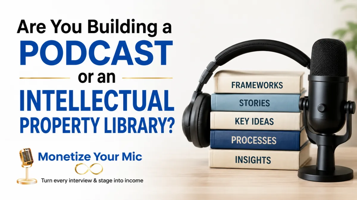 Are You Building a Podcast or an Intellectual Property Library?